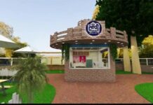 ‘‘भोपाल’’ दुग्ध संघ फैक्ट्री गेट पर रेनोवेट हो रहा ‘‘सांची कैफे’’