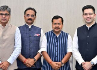 आम आदमी पार्टी को बड़ा झटका; तीन राज्यसभा सांसद भाजपा में हुए शामिल